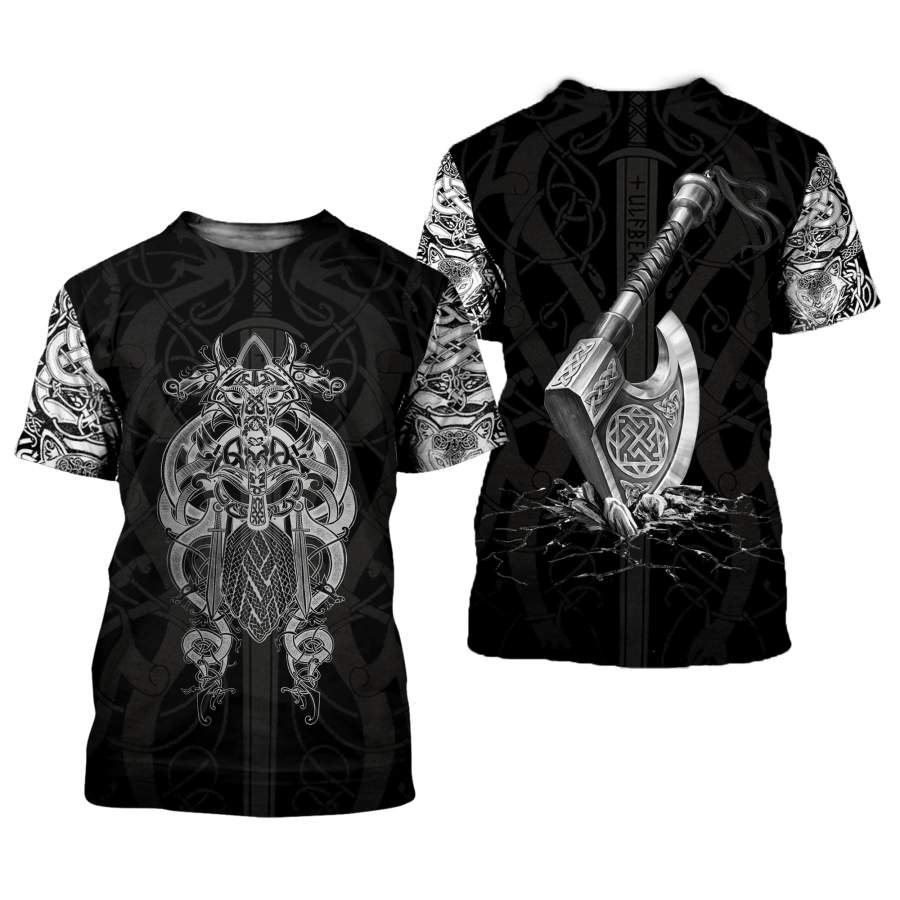 Vikings Tattoo 3D All Over Printed Shirts For Men And Women 116