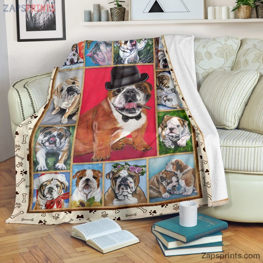 Bulldog Is Awesome Blanket – Cool Gift Ideas