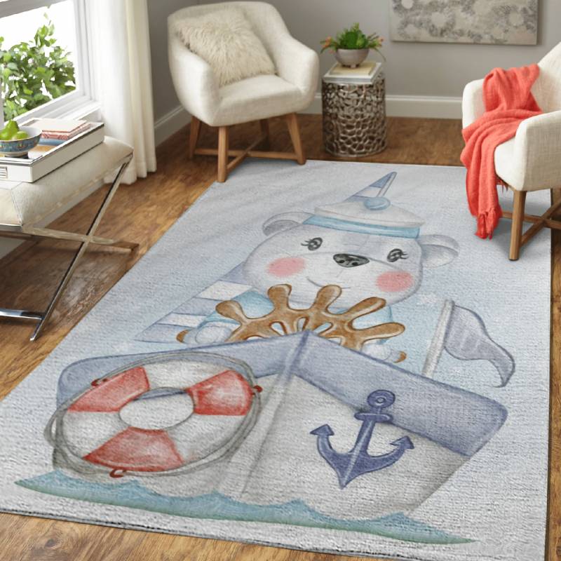 sailor bear – Cute Animals Area Rug Carpet