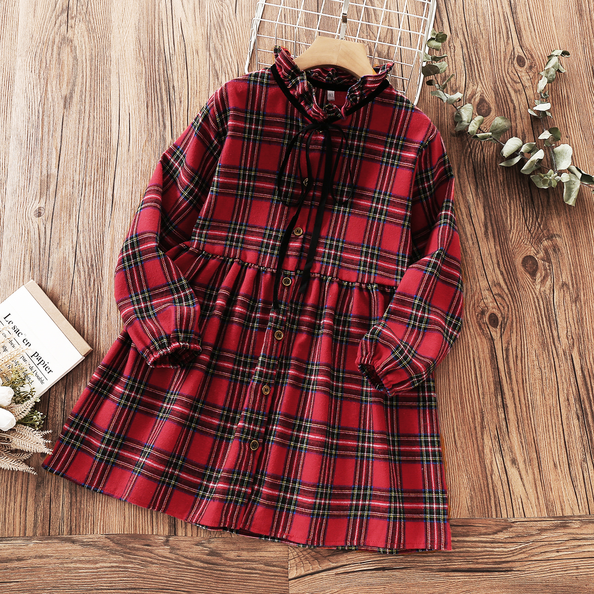 Spring Preppy Plaid Girls Dress Student Dresses for Kids Costume Teenagers School Children Clothes Vestidos 4 6 8 10 12 14 Years alx