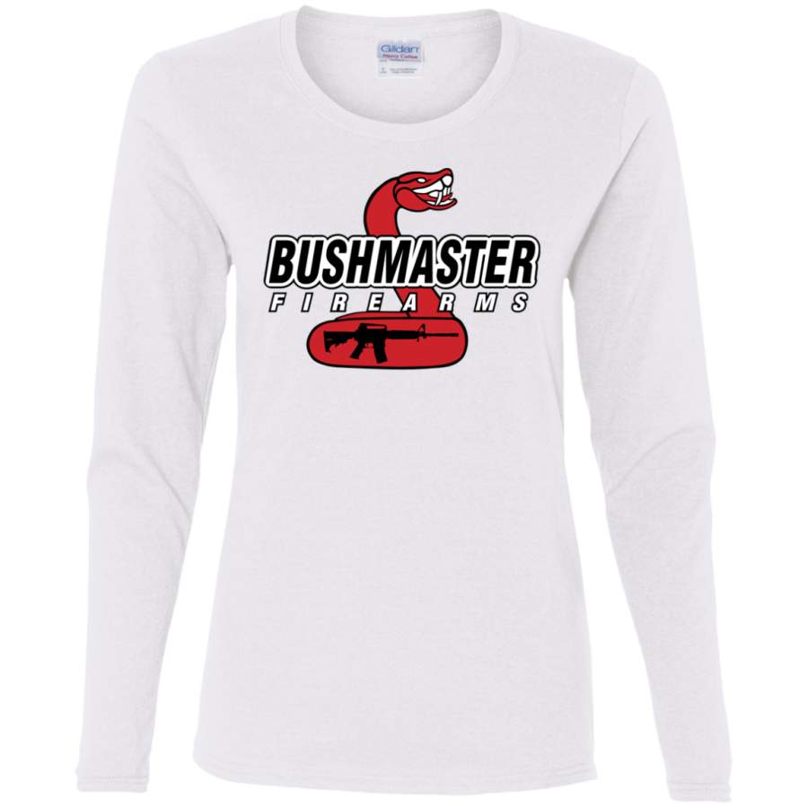 AGR Bushmaster Firearms Ladies’ Cotton LS T-Shirt