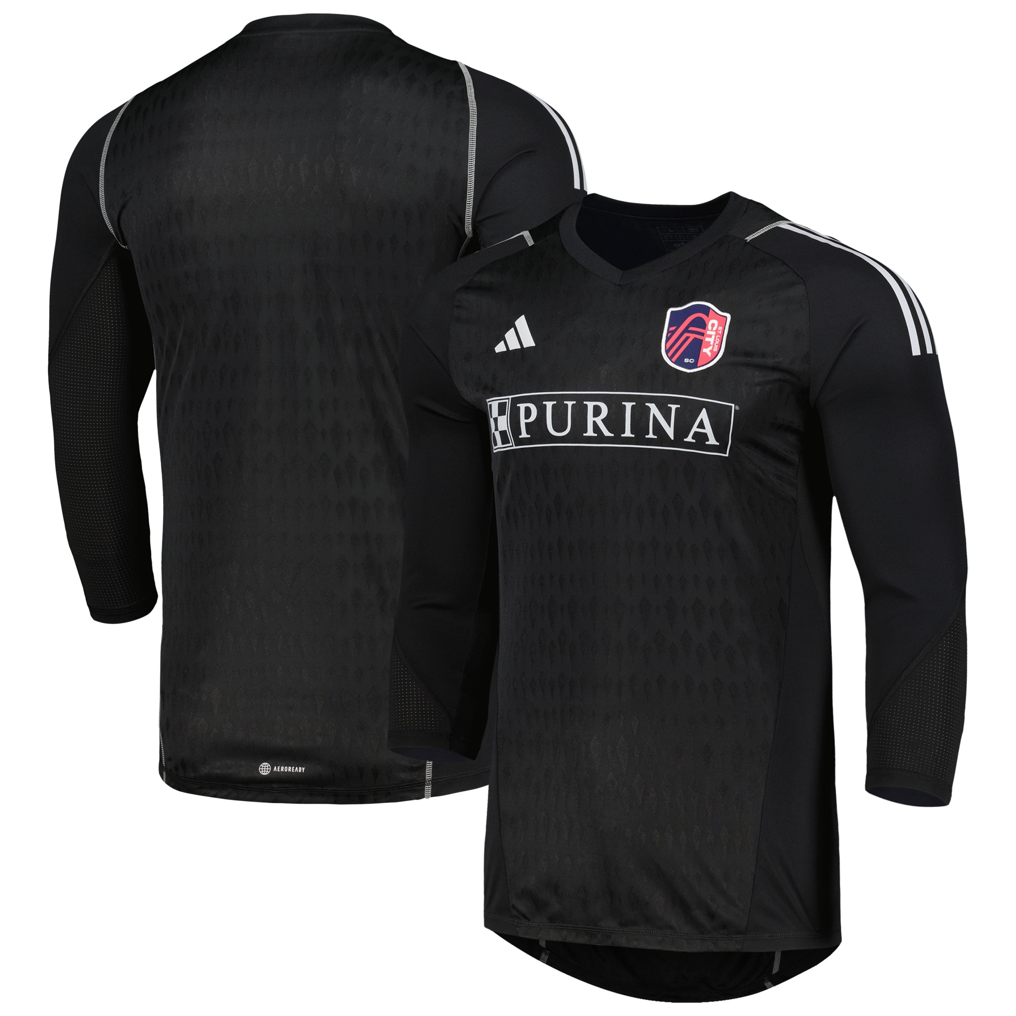 St. Louis City SC 2023 Goalkeeper Long Sleeve Replica Jersey – Black