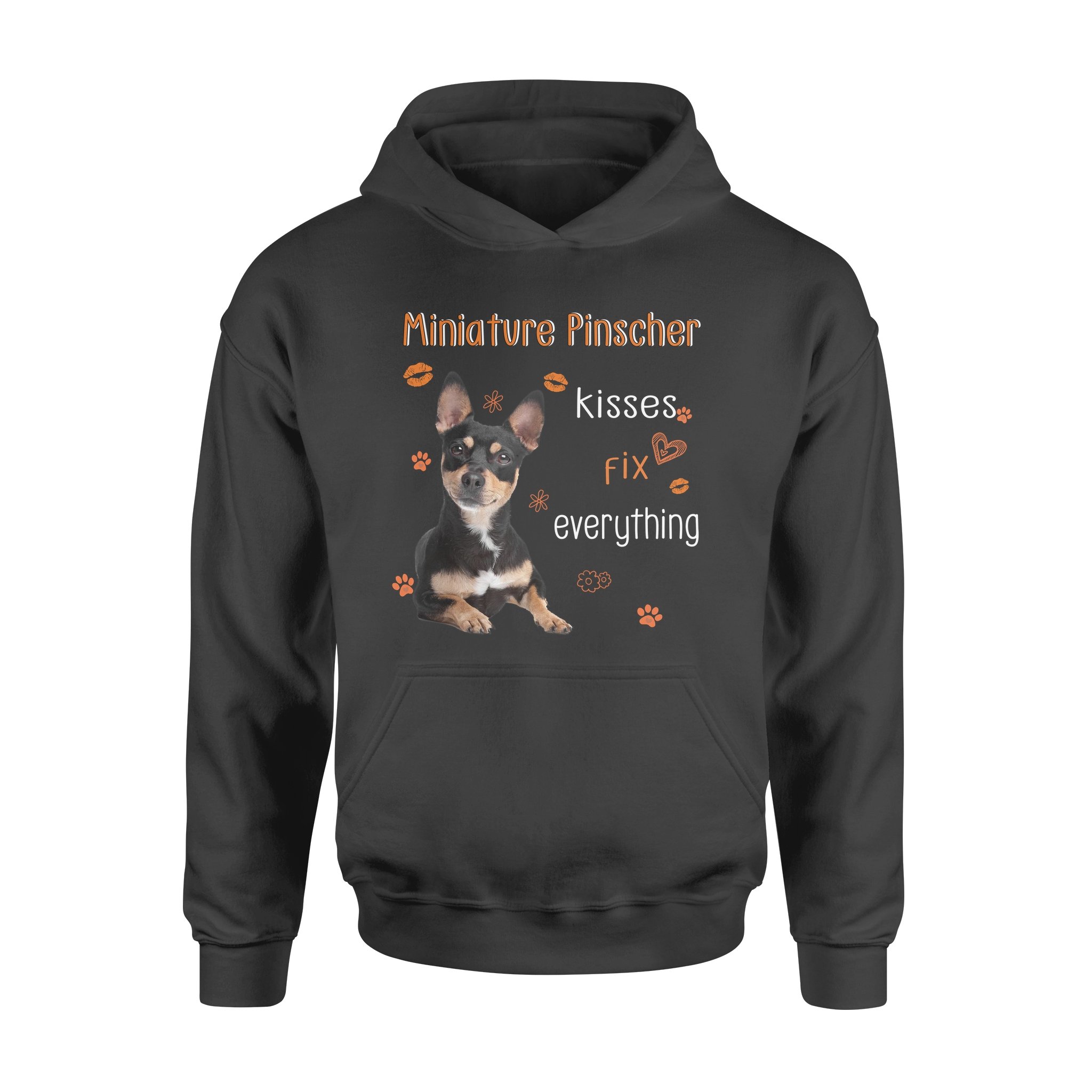 Miniature Pinscher Kisses Fix Everything Dog Lovers Gift – Premium Hoodie