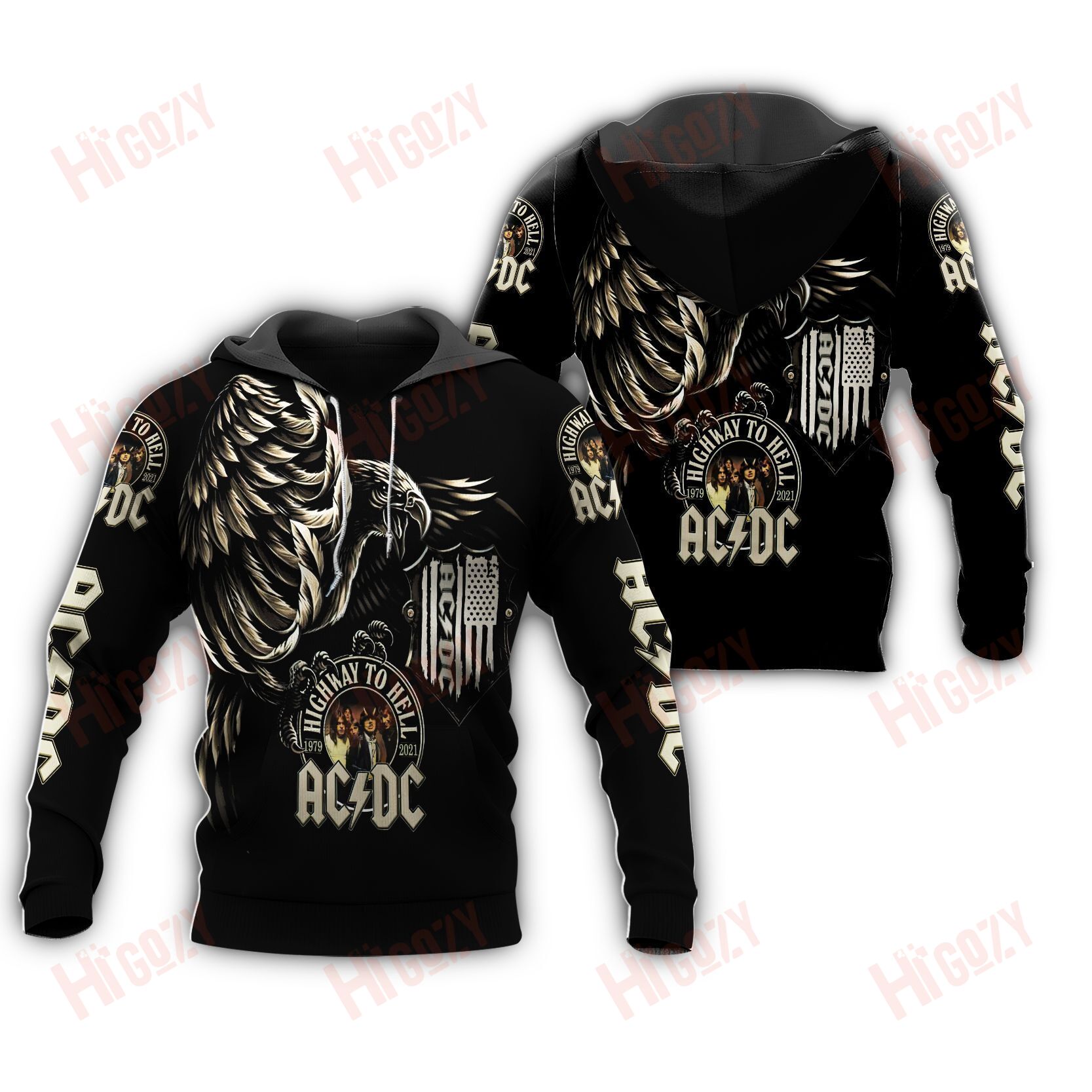 Ac/Dc Hoodie 3D – V998