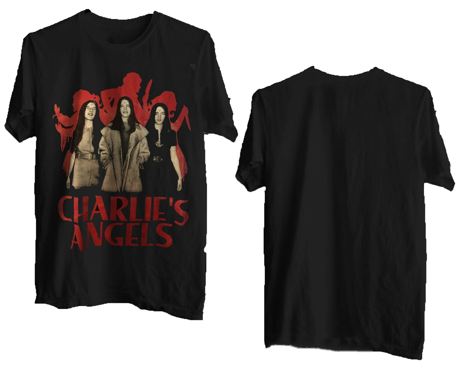 Charlies Angels V2 Manson Family Serial Killers Parod T-Shirt