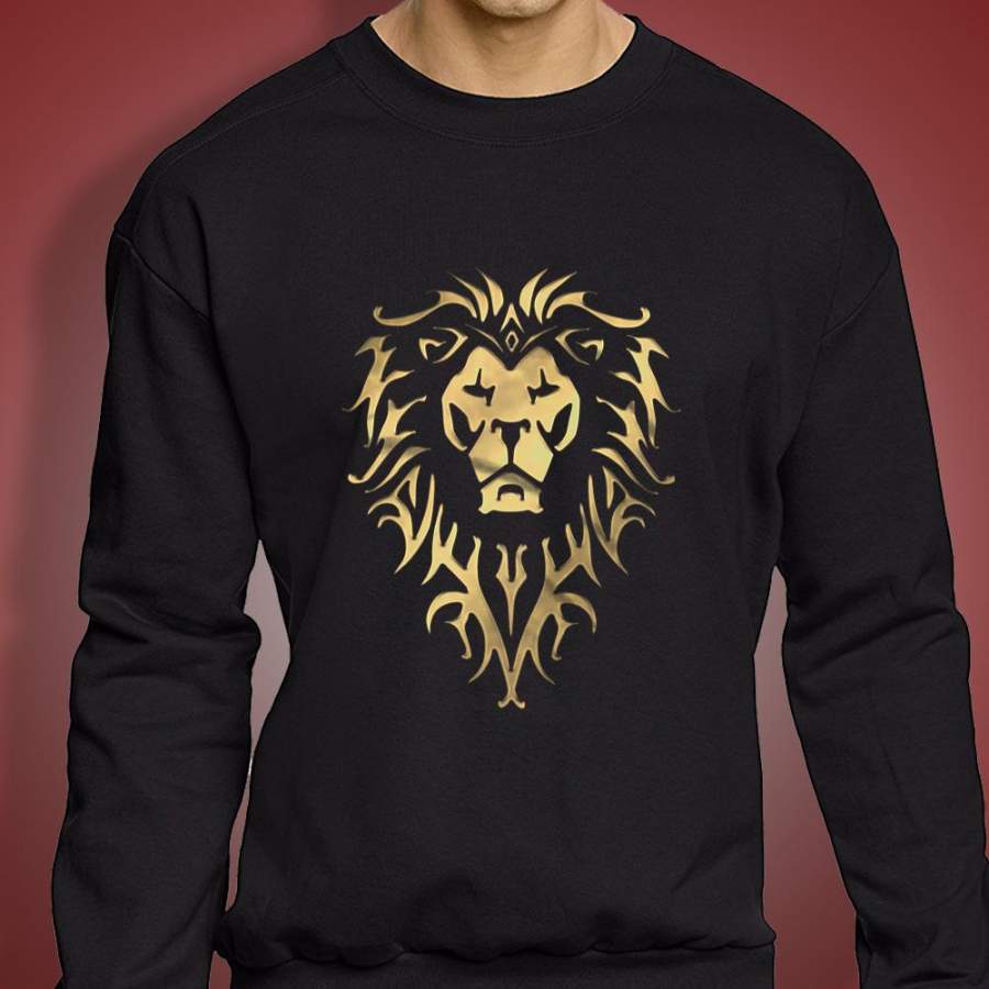 Warcraft Movie T Shirt Lion Wow Alliance Men’S Sweatshirt