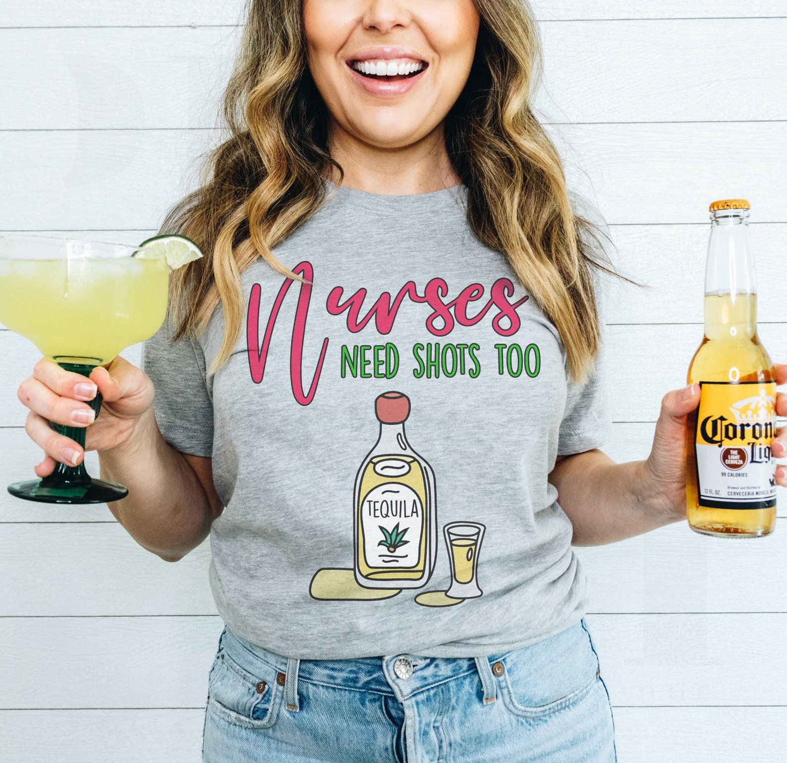 Nurse Cinco de Mayo T-Shirt – Funny nursing May 5th Shirt – Tequila shots Tshirt – Funny ED Er Icu Med Surg RN Drinking Taqueria Tacos Tee