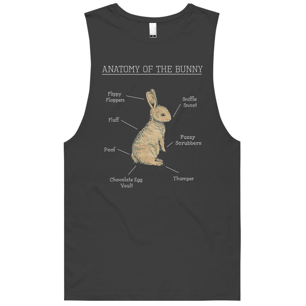 Anatomy Of The Bunny Cute Animal Love Rabbit Easter Funny Tank Top