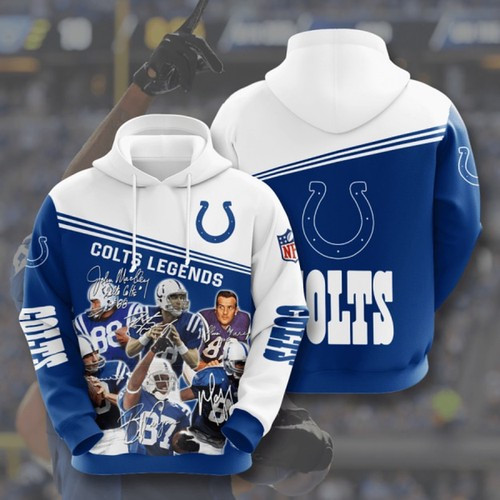 Indianapolis Colts 86 Unisex 3D Hoodie Gift For Fans