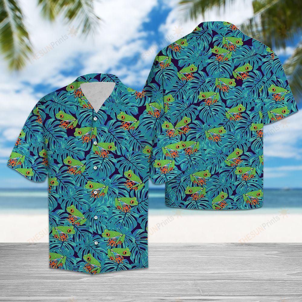 Frog Tropical Hawaiian Shirt Ha93865