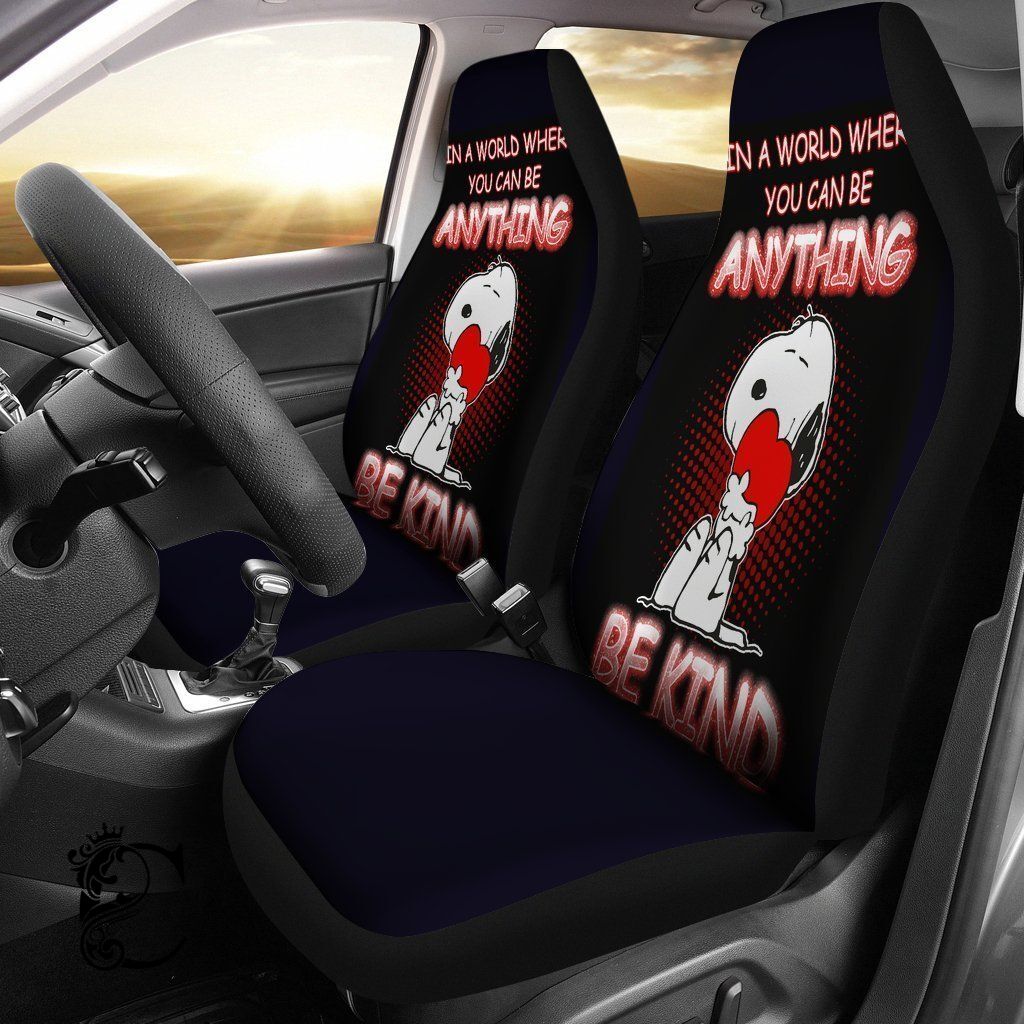 Snoopy Dog Animal Cartoon Car Seat Covers 3 Amazing Best Gift Ideas 2020