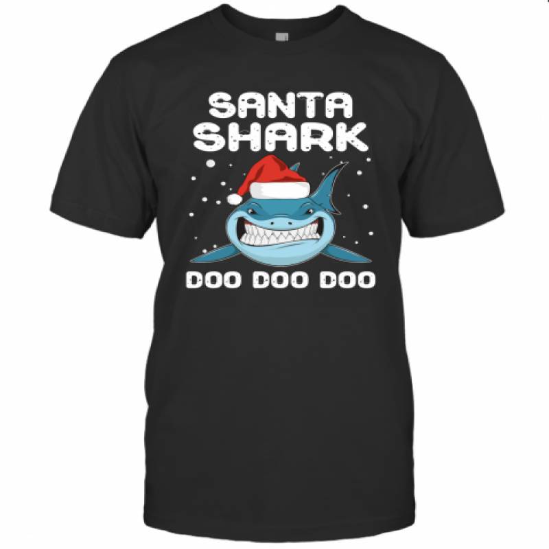 Christmas Santa Shark Shirt