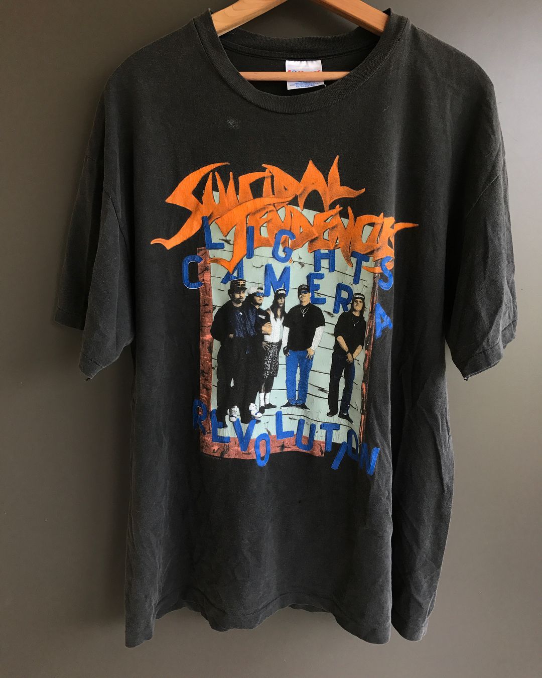 Vtg 1990 Single Stitched Suicidal Tendencies Rock Dm If Interested Shirt