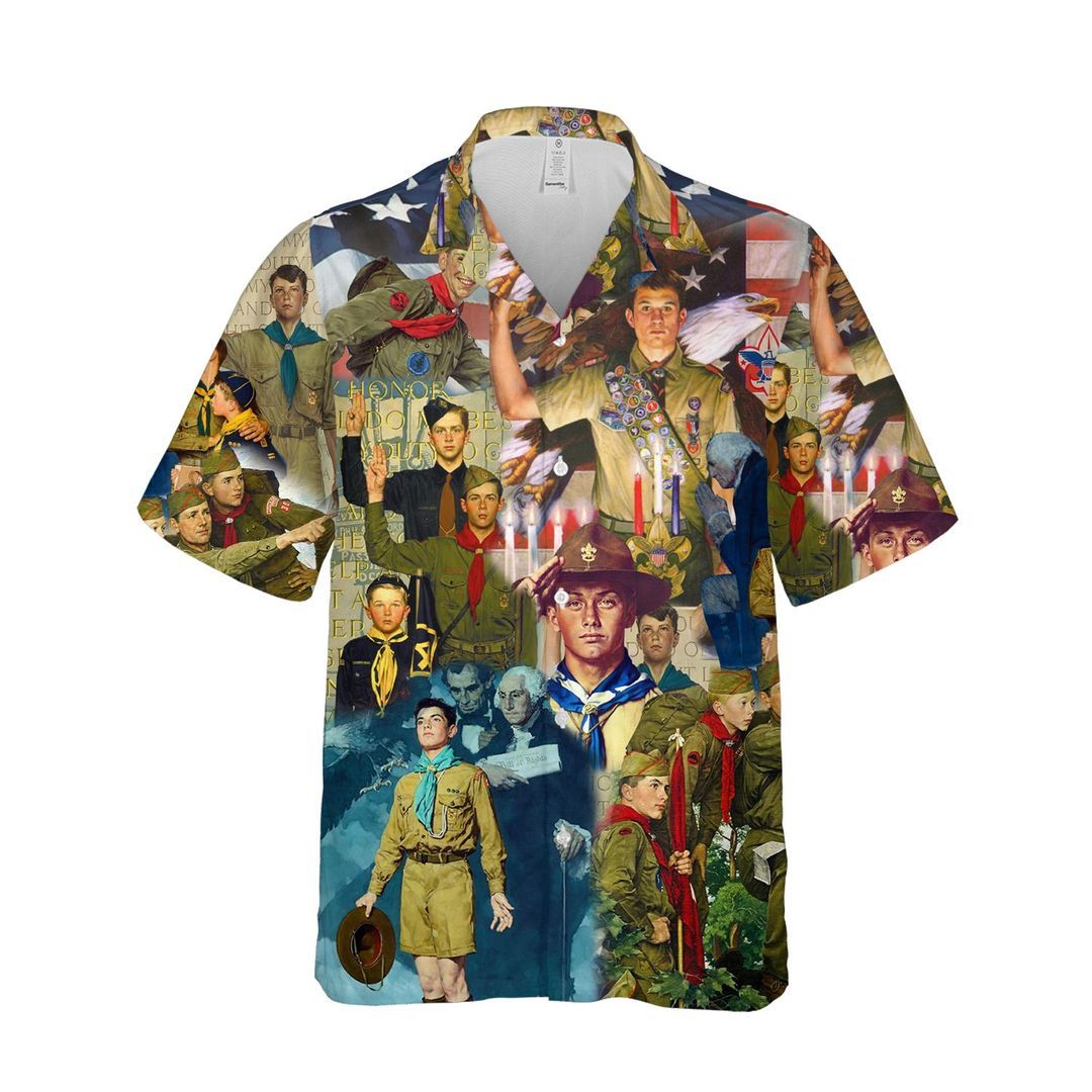 Boy Scout Colorful High Quality Hawaii Shirt Ha20631