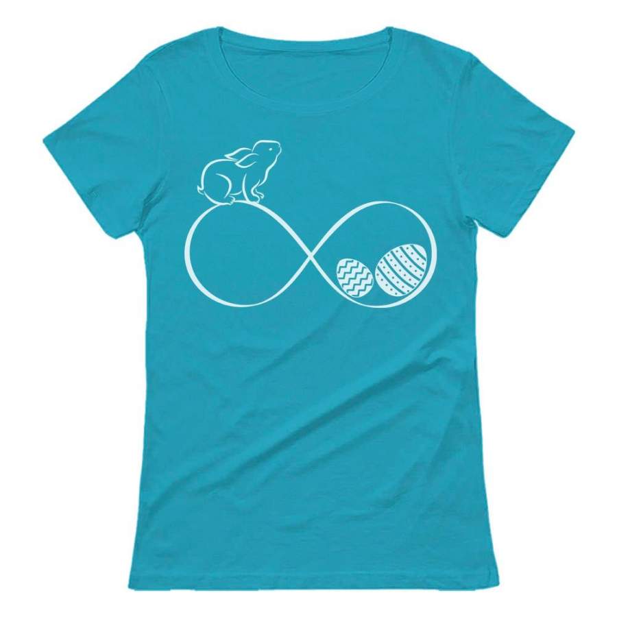 Infinity Easter Bunny & Eggs Women T-Shirt