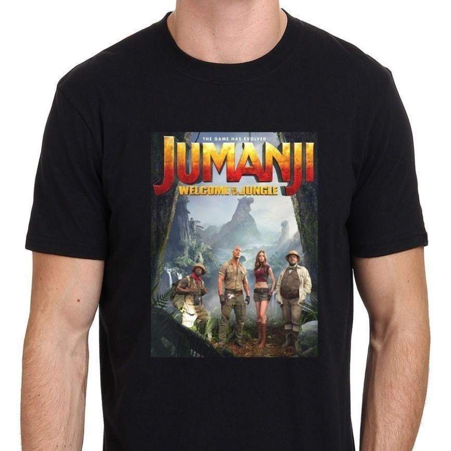 New Jumanji 2017 Movie Poster Custom T-SHIRT