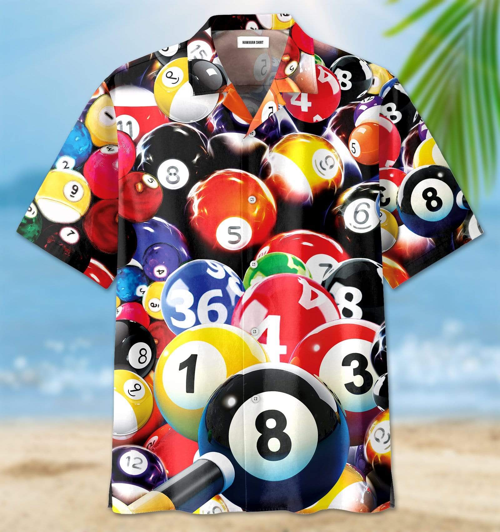 Hawaii Aloha Shirt Made In Billiard Is Calling Ha52252