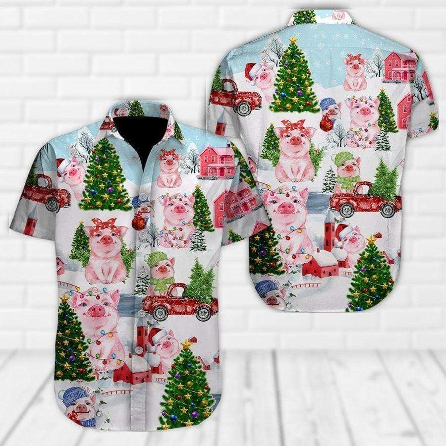 Shop From 1000 Unique Hawaii Aloha Shirts Cute Pig Christmas Ha9713