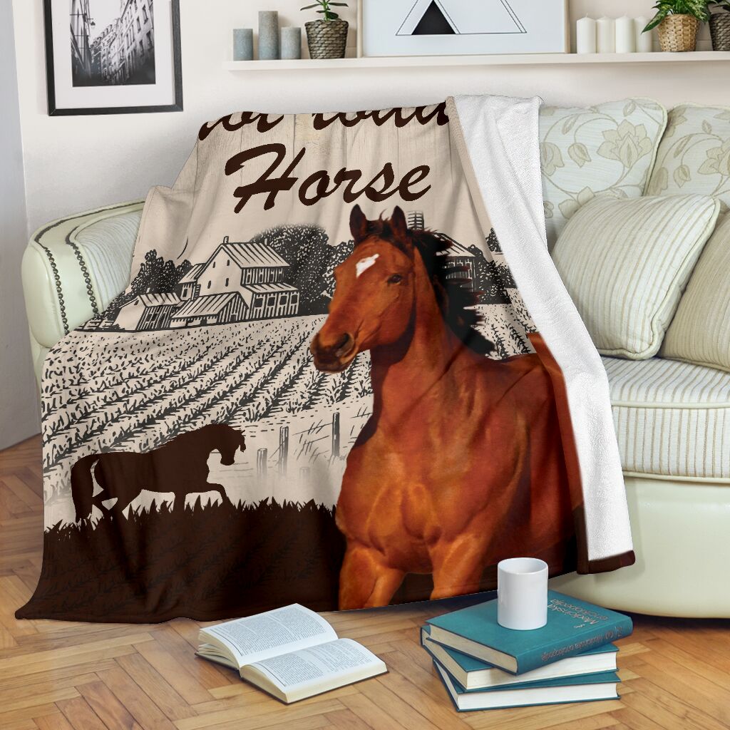 Not Today Horse Blanket