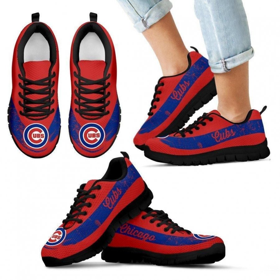 Cool Line Logo Chicago Cubs Sneakers #156