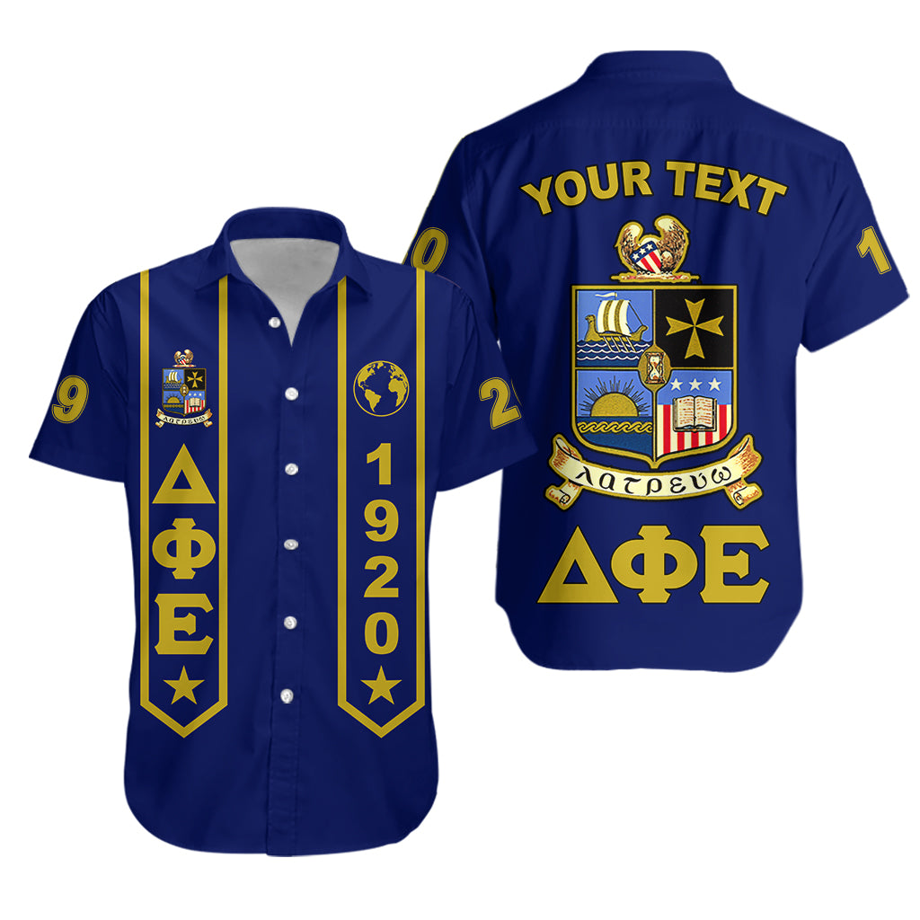 (Custom Personalised) Delta Phi Epsilon ‎‎‎‎Hawaiian Shirt Foreign Service 1920 Graduation Lt13