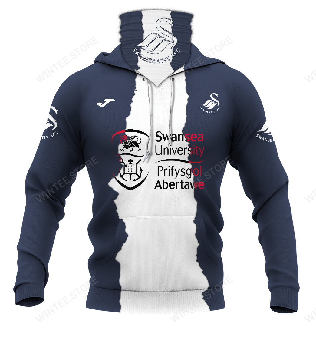 23SwanseaCity001 |HoodieMask| CUSTOMIZE YOUR NAME & NUMBER