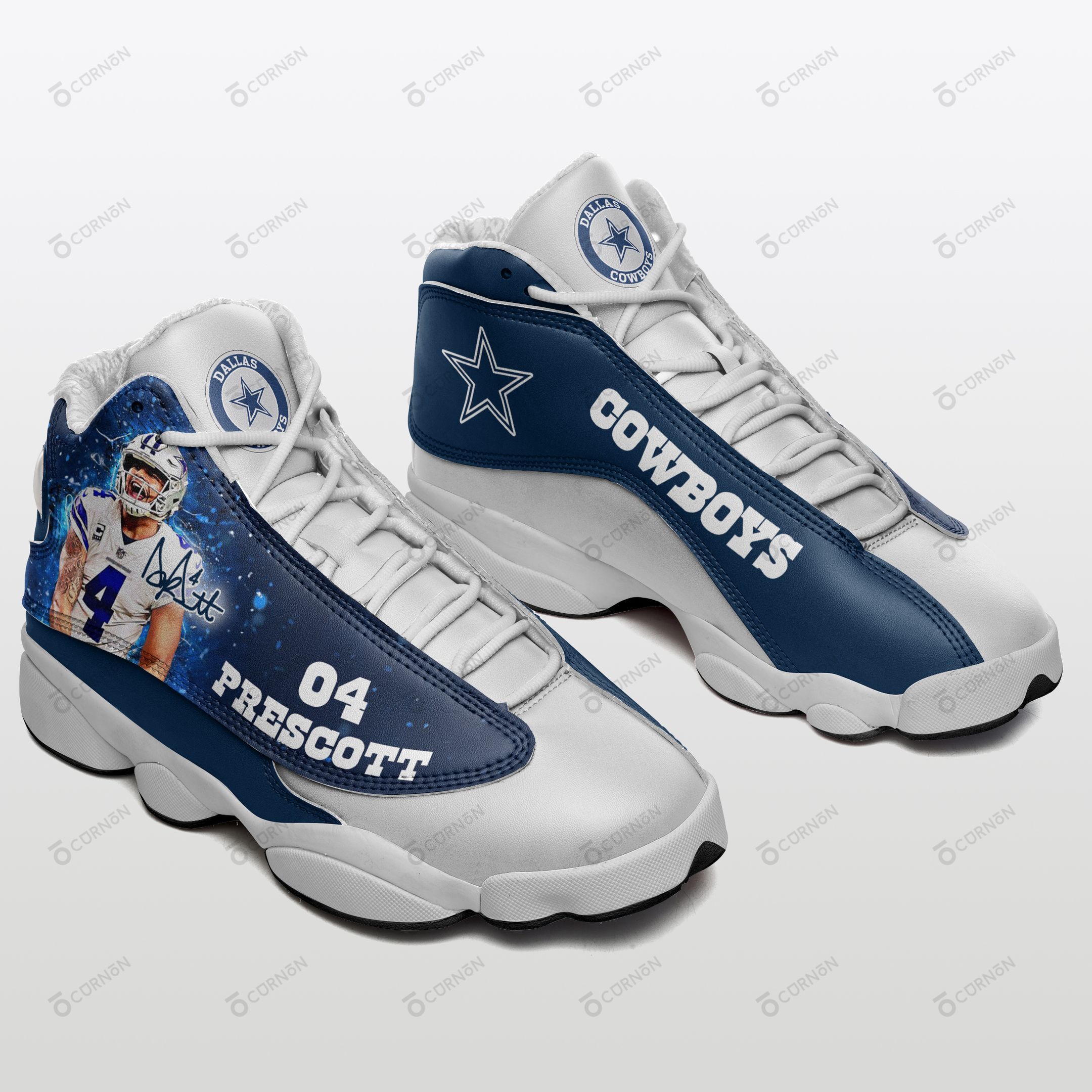 Dak Prescott – Dallas Cowboys Air JD13 Sneakers 683