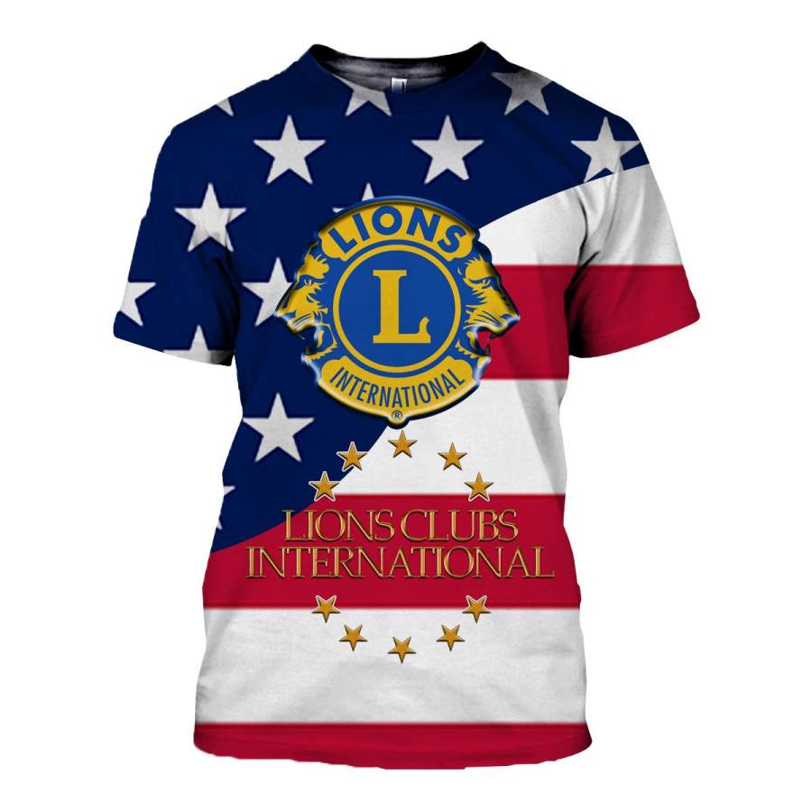 3D ALL OVER PRINTED LIONS CLUBS INTERNATIONAL CLOTHES