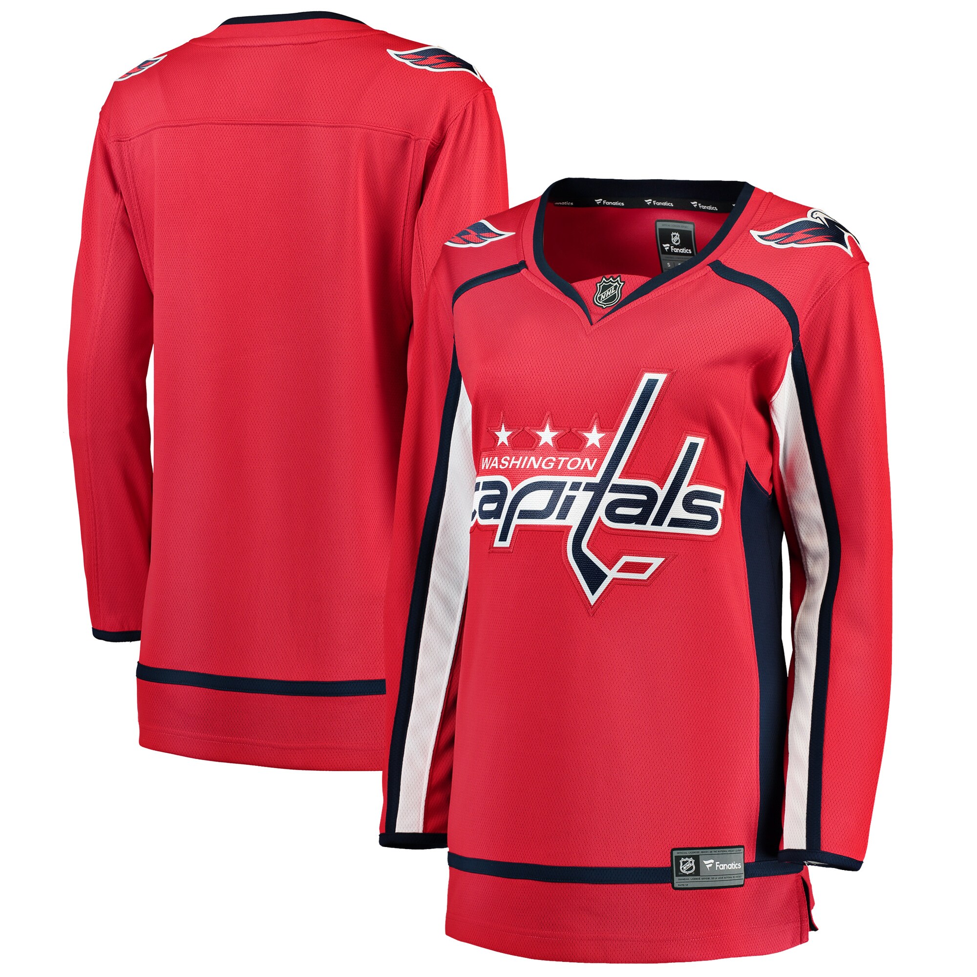 Washington Capitals Branded Women's Breakaway Home Jersey – Red