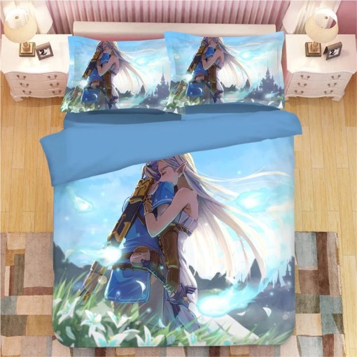 The Legend Of Zelda Link 10 Duvet Cover Pillowcase Home Decor 3D Bedding Set 313