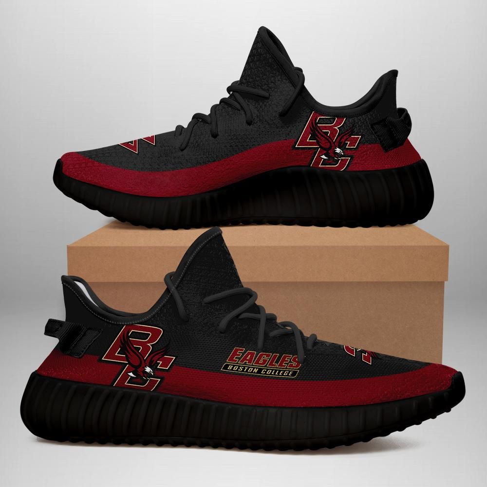 Boston College Eagles Unisex Sneaker Football Custom Shoes Boston College Eagles Yeezy Boost 350