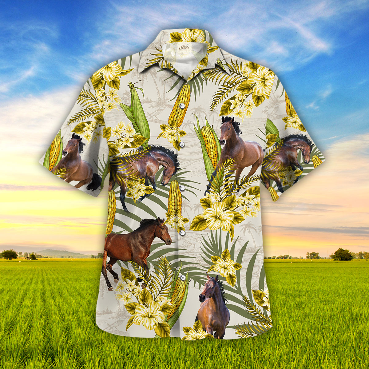 Horse Farmer Corn Hawaii Shirt Ha42323