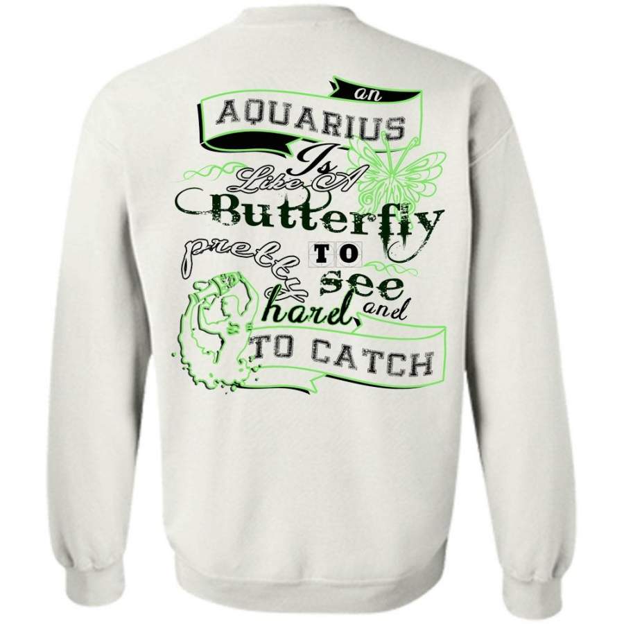 Favorite T Shirt, Aquarius Is Like Of Butterfly Sweatshirt