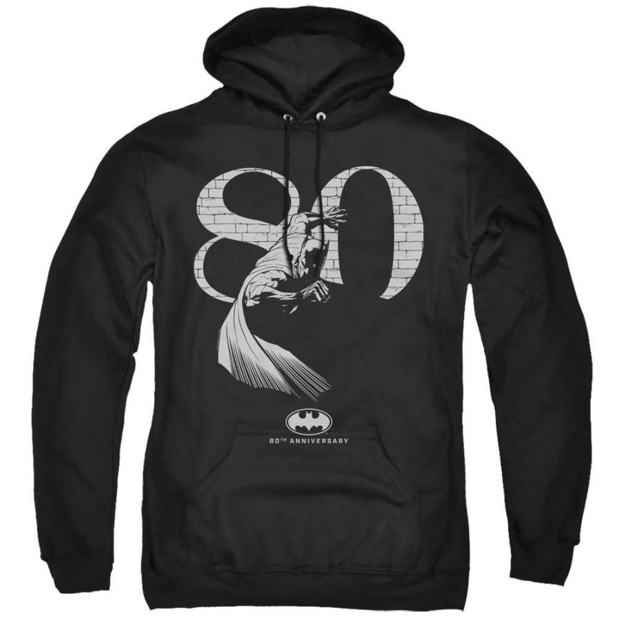 Batman 80 Wall Men’s Pull-Over 75 25 Poly Hoodie