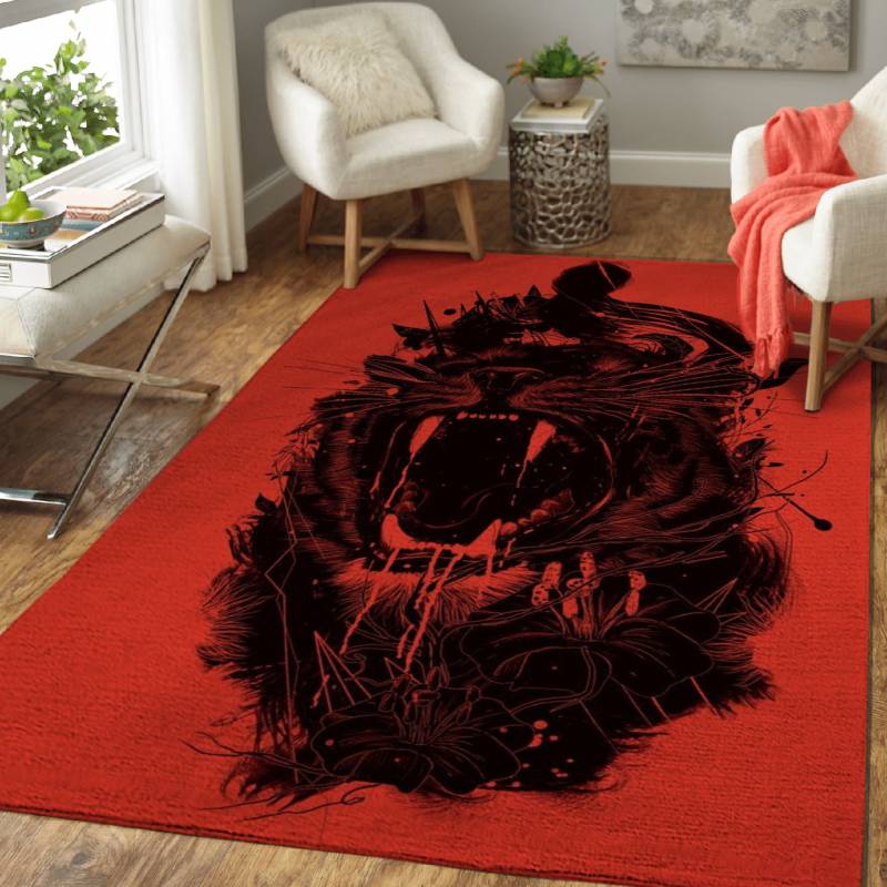 The King – Animals Area Rug Carpet