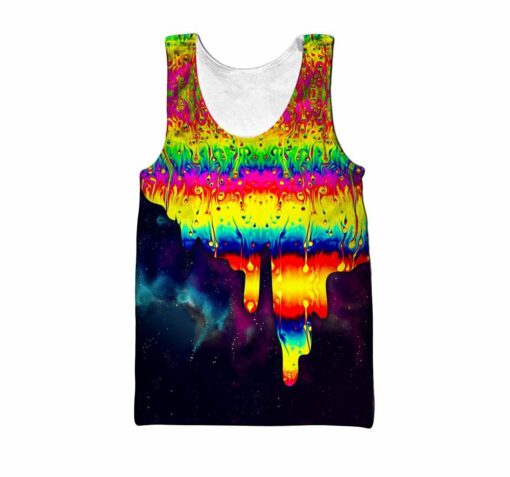 Colorful Cream Hippie 3D All Over Printed Shirt For Hippie Lovers, Hippie Style 3D Shirts, Gift For Men And Women