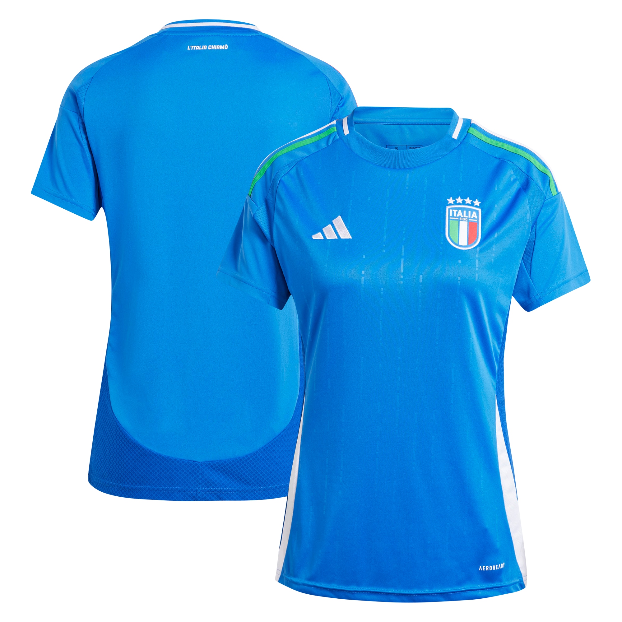 Italy National Team Women's 2024 Home Replica Jersey – Blue