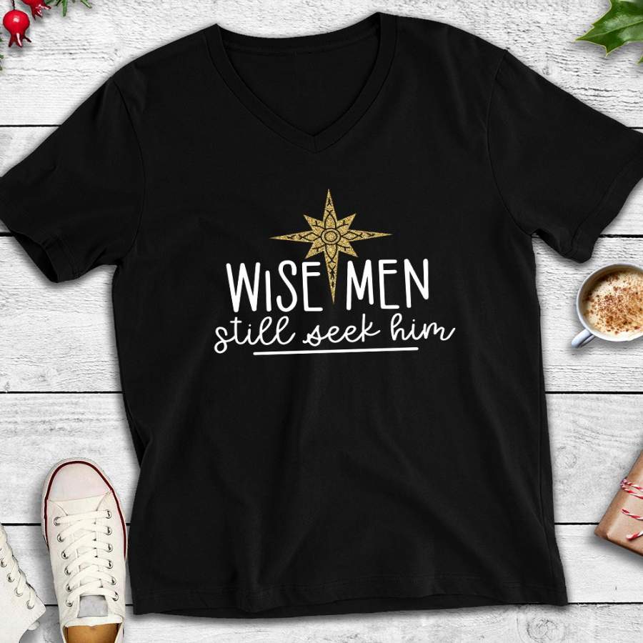 Wise Men Still Seek Him V-Neck