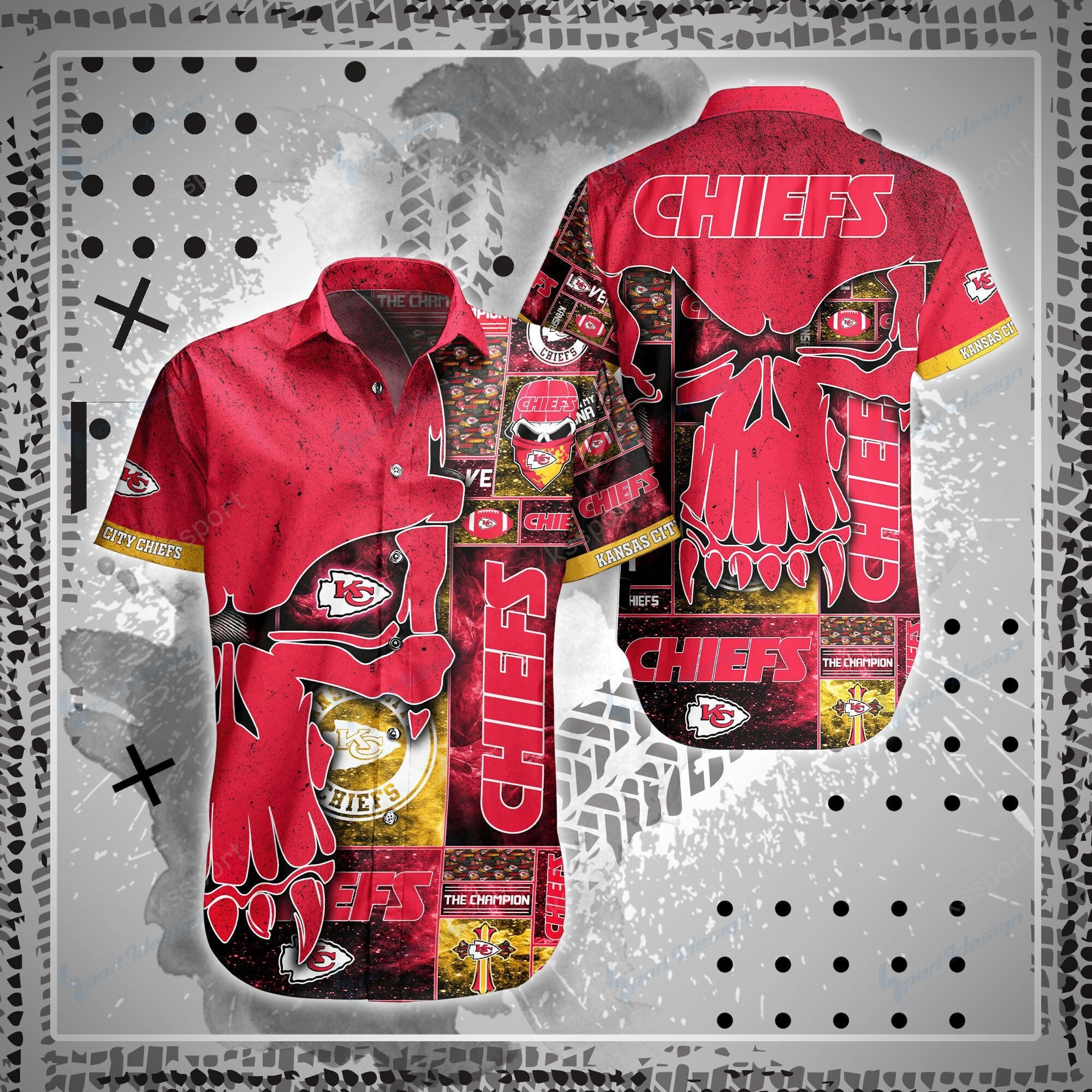 Kansas City Chiefs Shirt And Short Summer