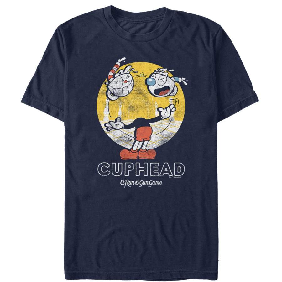 Cuphead Men’s Retro Juggling Heads T-Shirt