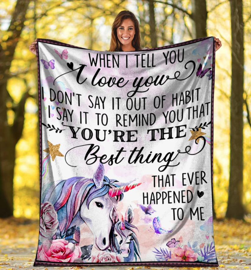 Unicorn Blanket – Fleece Blanket