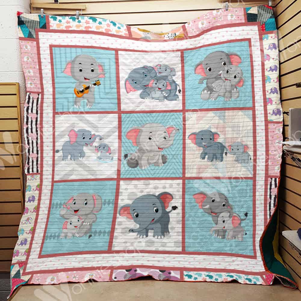 Baby Cartoon Elephant  Baby Elephant Lifestyle  Quilt Blanket