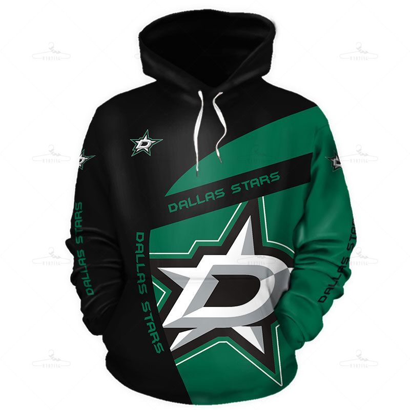 Dallas Stars Hoodie 3D With Hooded Long Sleeve Gift S