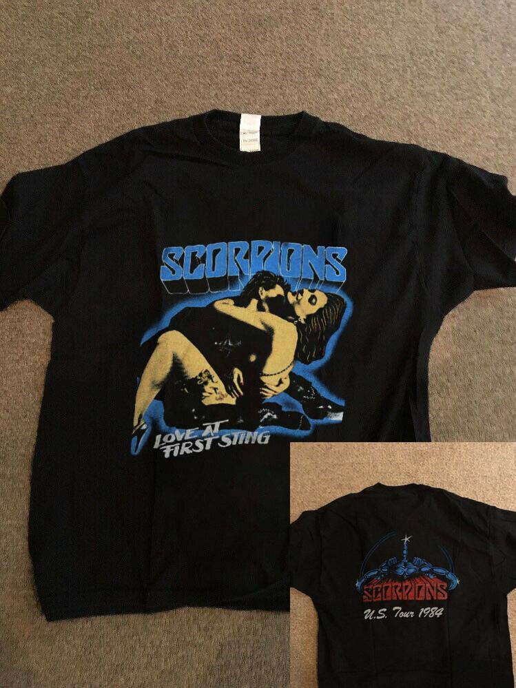 Vtg Scorpions Love At First Sting Concert Tour T-Shirt