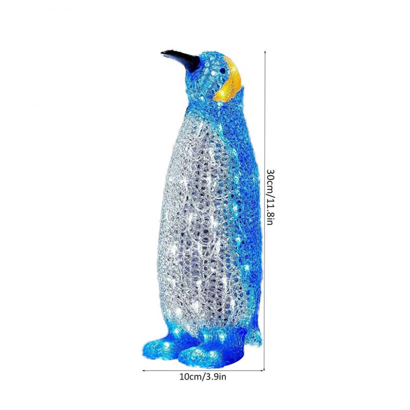 Christmas Decoration For Home Penguin Stand Pile Lights Outdoor Santa Claus Gift Natal Navidad Noel 2022 New Year Xmas Decor alx