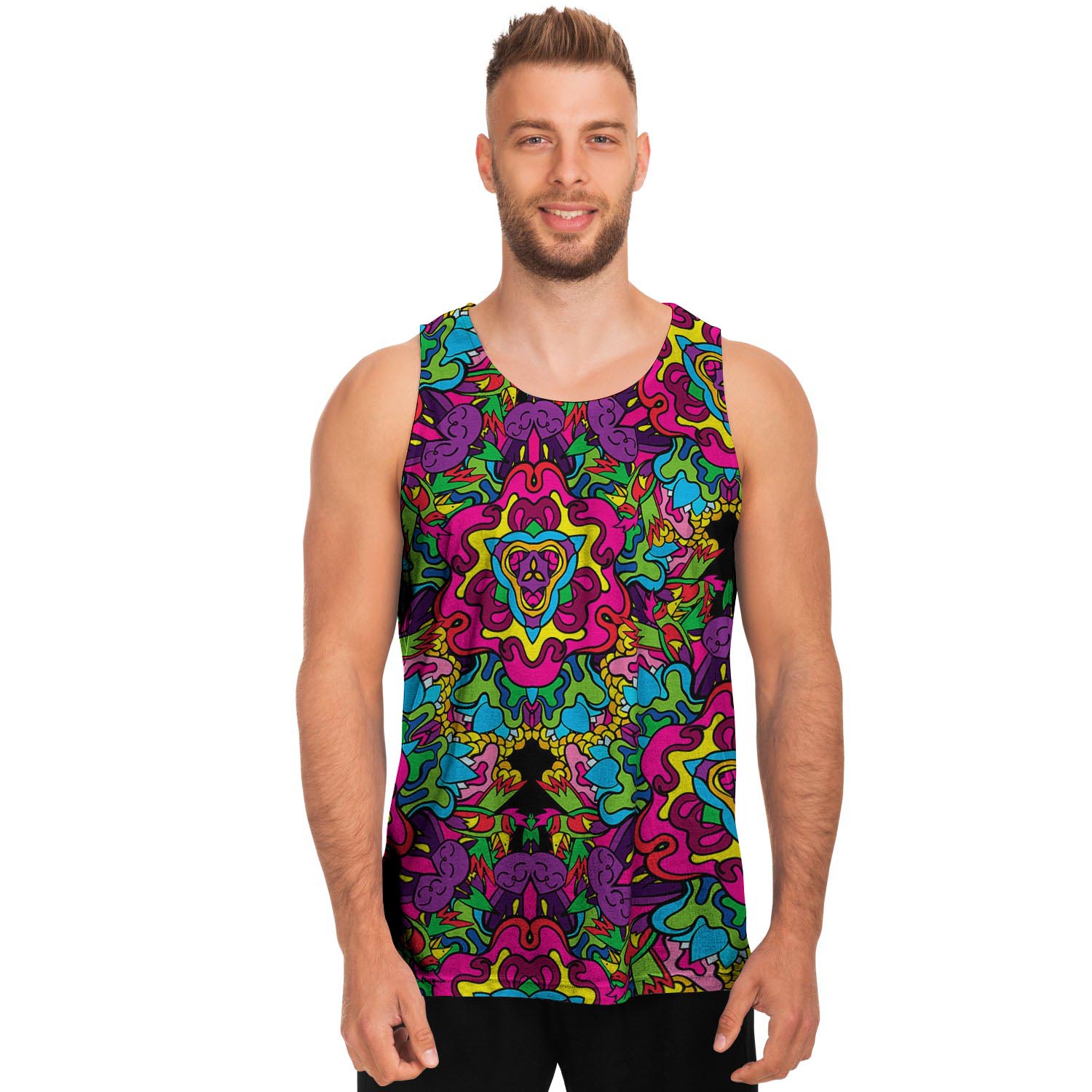 Animal Hippie Psychedelic Men’S Tank Tops