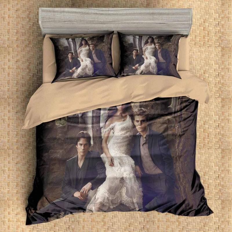 3D Customize The Vampire Diaries Bedding Set Duvet Cover Set Bedroom Set Bedlinen