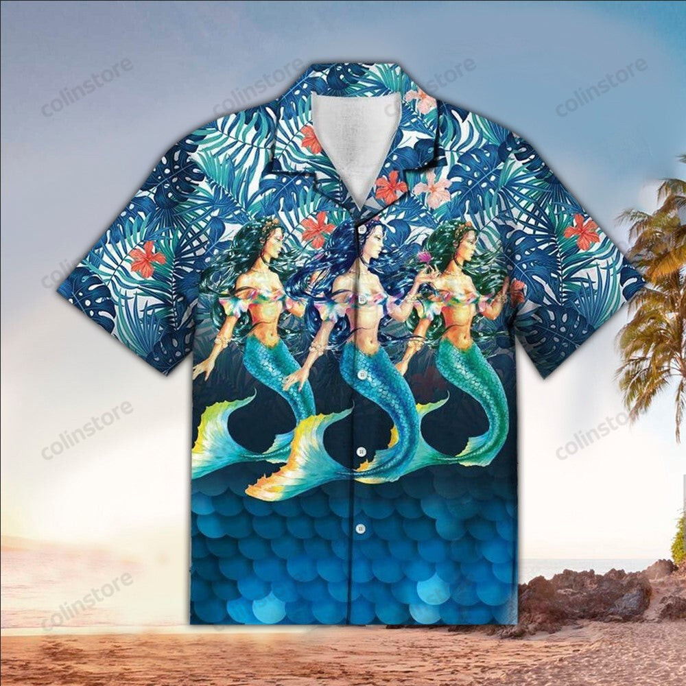 Mermaid Hawaii Shirt For Aloha Ha94649