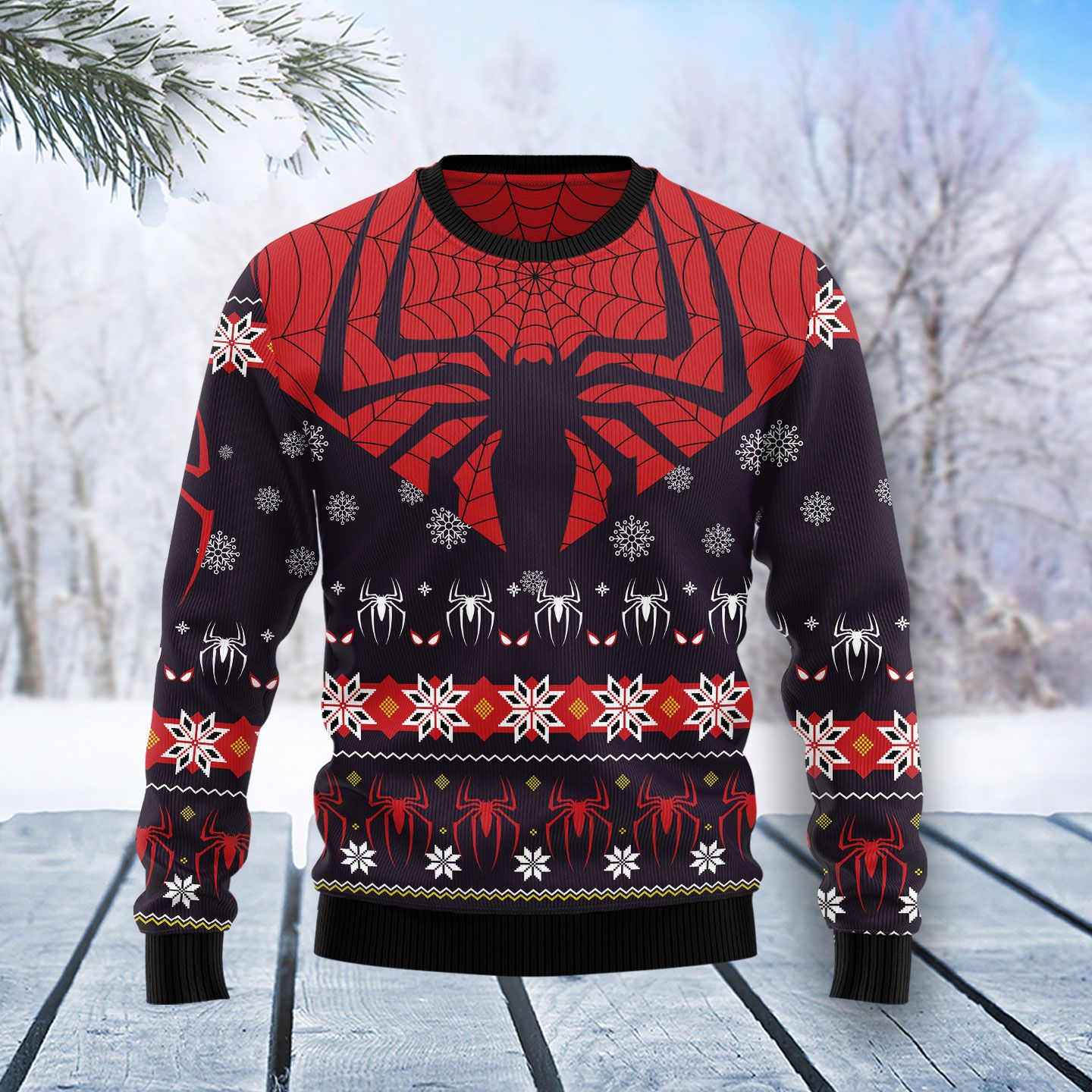 Spider Season To Be Spidey T0412 Ugly Christmas Sweater