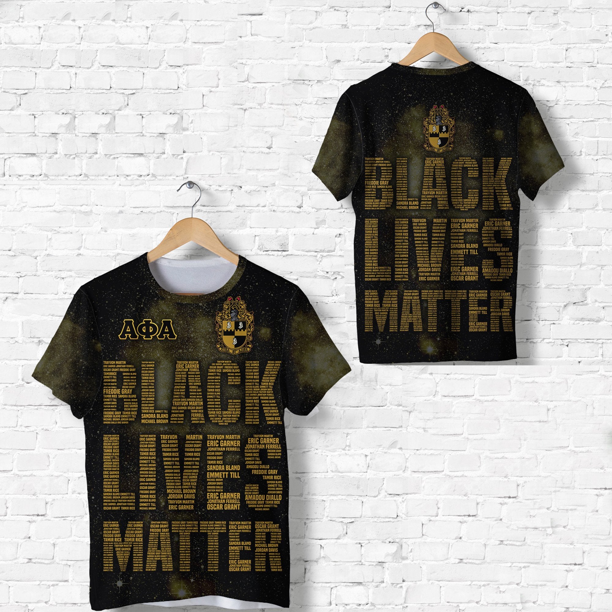 Alpha Phi Alpha Fraternity T Shirt Black Lives Matter No.1 Lt8